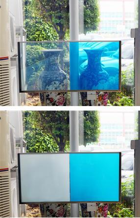 color  laminating smart  glass,pdlc film glass(TPT)