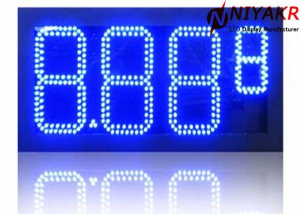 Waterproof LED Gas Price Signs Petrol Station Price Board Outdoor 8 10 12 16 18 20 24