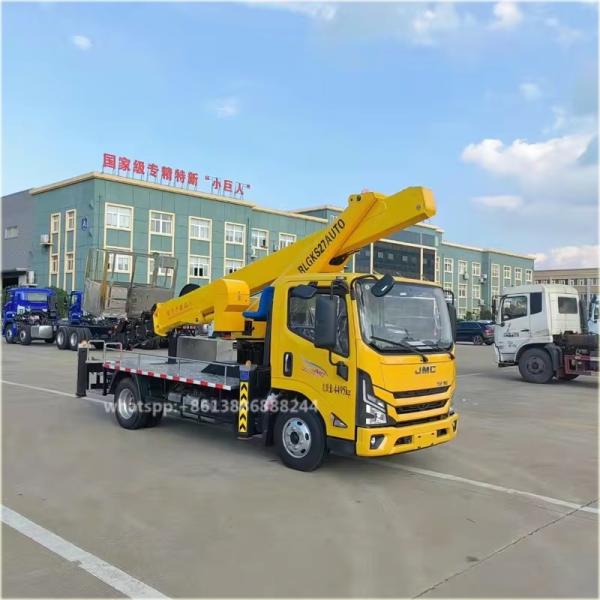 JMC Single Row Wide Body Cab Telescopic Arm High-altitude Work  Truck  Hoisting Work Lorry