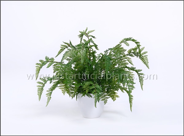 Сымитированное поддельное дерево папоротника, поддельные на открытом воздухе папоротники легкие для того чтобы позаботить с керамическим как бак