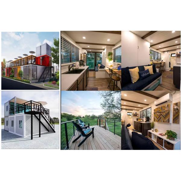 Modern Portable Folding Prefab Container Houses With Bathroom Kitchen Living Room