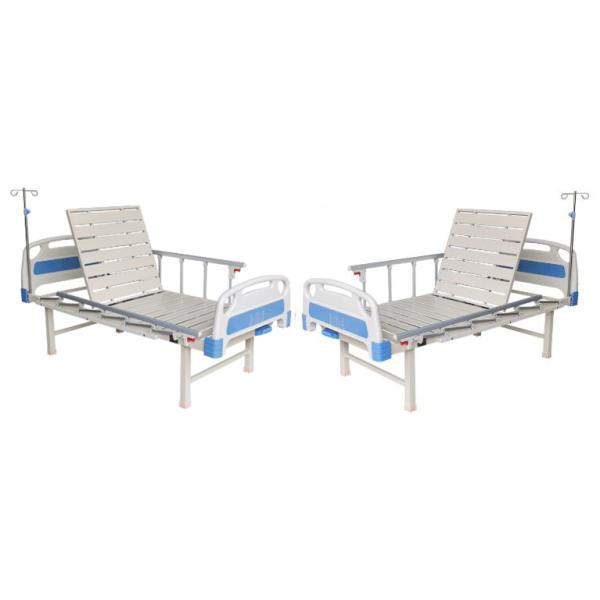 Manual Adjustable 1 Cranks 200kgs Semi Fowler Hospital Bed One Functions