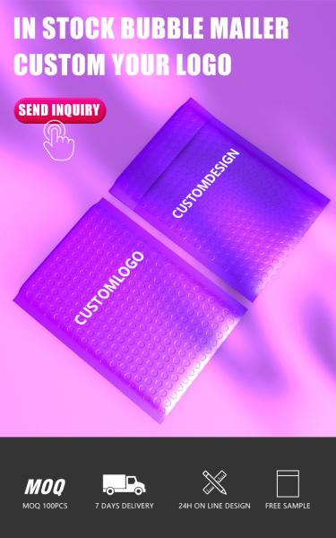 New Customized Wholesale Halloween Decorative 10 X 13 Self Sealing Shipping Pink Padded Bubble Pack Mailers For Jewelry
