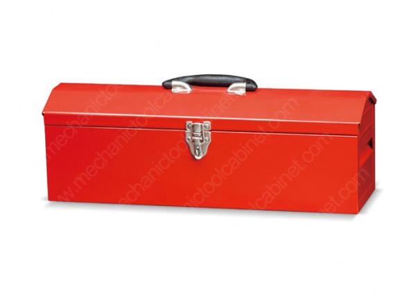 Hip Roof Hand Carry Metal Tool Cabinet Heavy Gauge Steel 14in Small Mobile