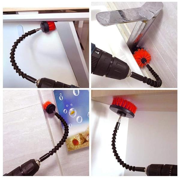 11pcs Electric Bathroom Drill Brush Kit 310g Multipurpose