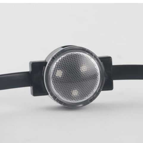 30mm 12V IP67 Waterproof LED Point Light with 120 Degree Beam Angle and RGBW Color Made of PC Material