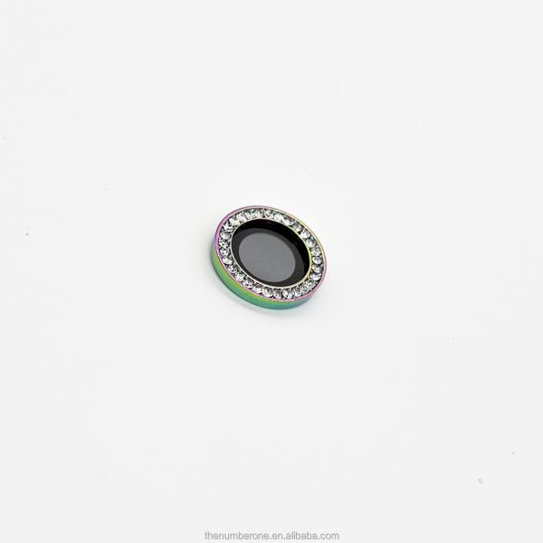 Metal Diamond Tempered Glass Camera Lens Protector Aluminium Alloy