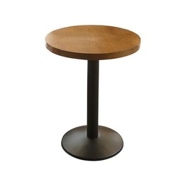 Restaurant Furniture Fast Food Coffee Loft Iron Wooden Dining Table for Restaurant Furniture Sets
