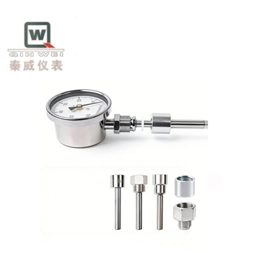 Thermowell Type Bimetallic Thermometer Petrochemical Industry