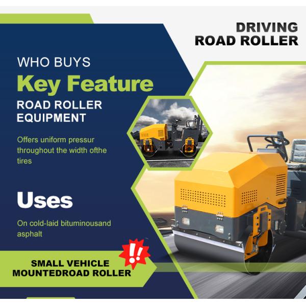2 Ton 3 Ton Ride on Road Roller Hydraulic Vibratory Compactor Double Drum Roller for Sale
