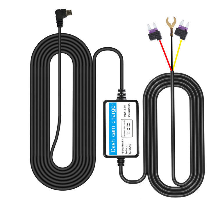 Dash Cam Smart Hardwire Kit Step Down Cable With 24 Hour Parking Monitoring Low