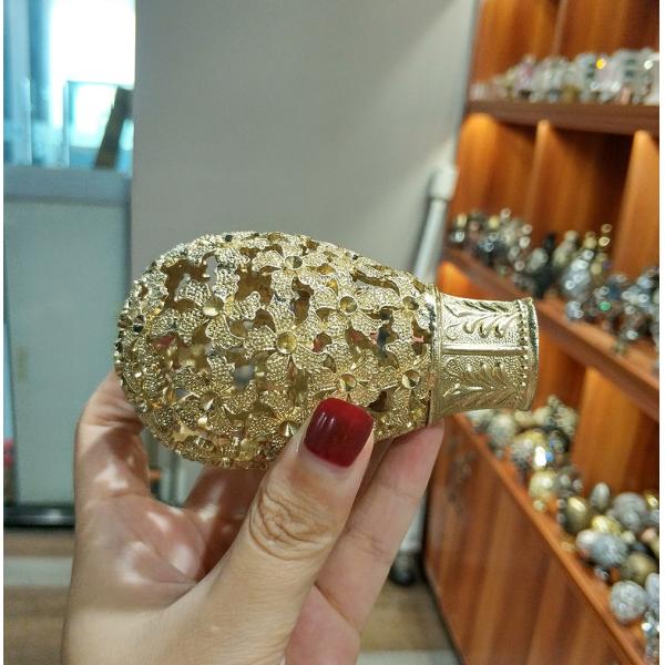 wholesale curtain rod price gold color metal end caps finial curtain rod accessories