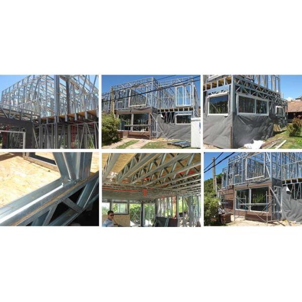 2-этажный модульный дом Luxury Prefab Light Gauge Steel Frame House с австралийским стандартом и европейским качеством
