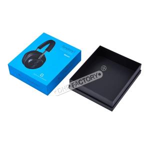 魅力的な硬い青いヘッドフォン 収納箱 梱包 ギフトボックス