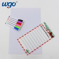 Calendario seco del borrado de la Navidad auta-adhesivo de la pared quitado sin residuo