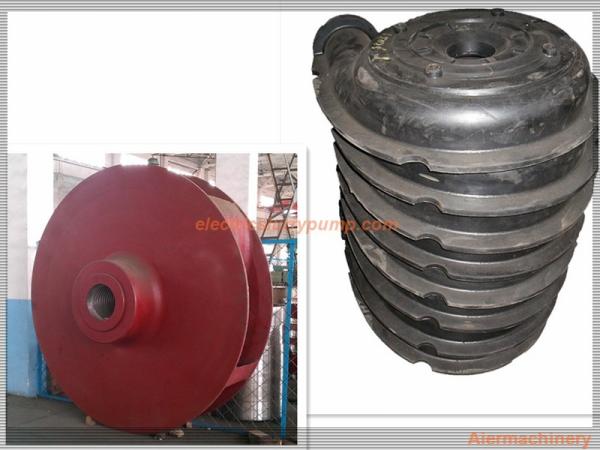 Centrifugal Mining Slurry Pump Parts With High Chrome Impellers / Liners / Cover Plates