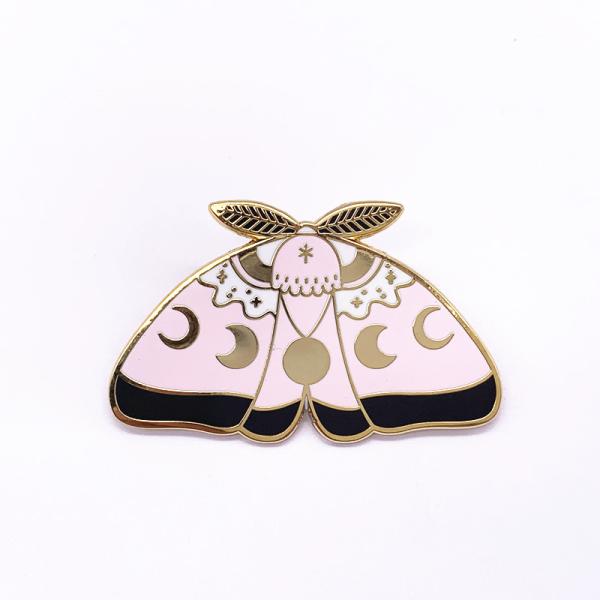 Butterfly Shape Hard Enamel Lapel Pins Customized Size For Collectible