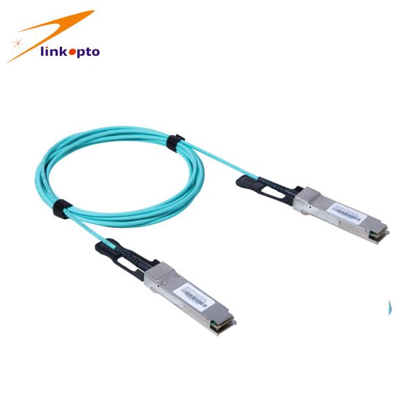 100G QSFP28 à alimentação do cabo de QSFP28 AOC fonte o cabo ótico de 2 medidores Pluggable