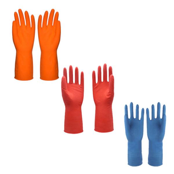 Gants résistants de vaisselle de ménage de la piqûre XL de latex