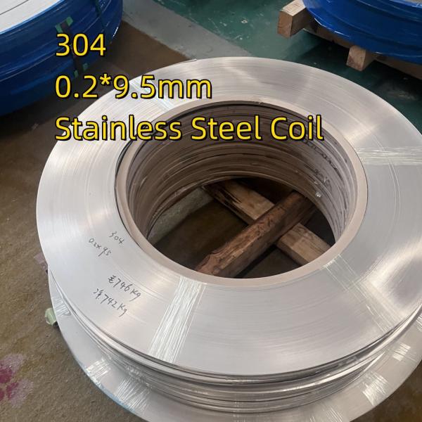 0.2mm Astm A240 TP304  AISI 304 Inox 1.4301 Cold Rolled Stainless Steel Coil 2B Surface