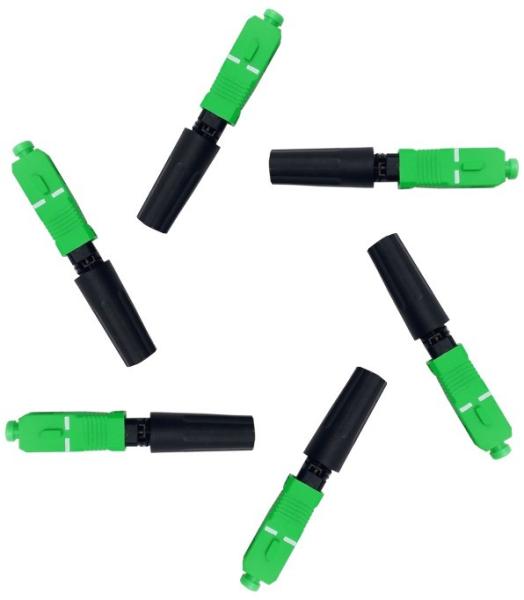 FTTH Simplex Field Assembly SC Fibra Óptica Drop Cable para Conector Rápido de Rede
