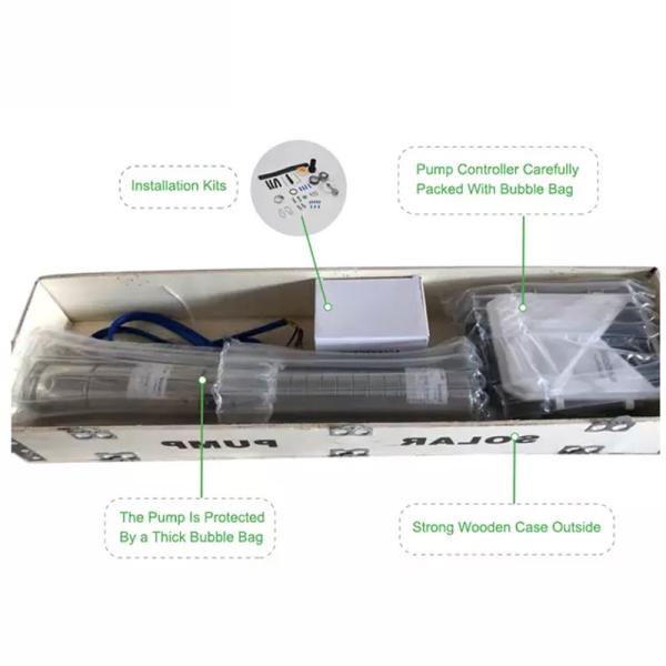 High Pressure Irrigation 2 Inch Solar Powered Water Pump Low Noise