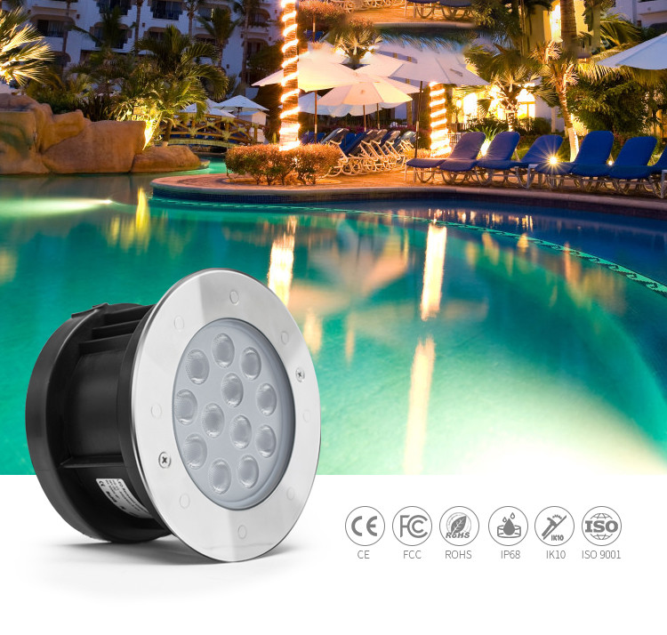 Дистанционное управление 12W фар бассейна подводное 12 вольта Shinning с CE Rohs
