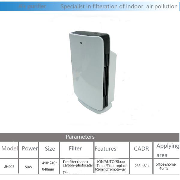 ABS 265m3/H 40m2 Whole House Hepa Air Purifier