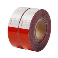 Ruban adhésif réfléchissant étanche DOT-C2 rouge et blanc pour remorque voitures de plein air camions