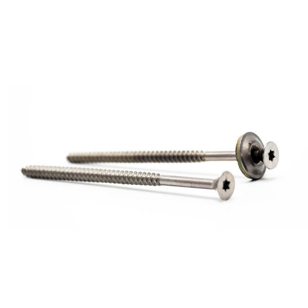 Torx CSK Head A2 Inox SUS 304 Stainless Steel Chipboard Screws Timber Frame Construction