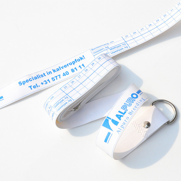 bande de mesure de poids animal de longueur de 250cm pour la mesure de poids de longueur de périmètre de bétail