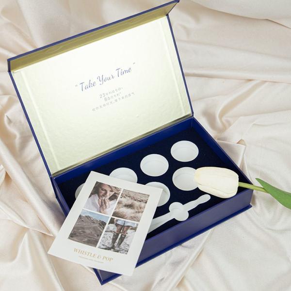 Rectangle Luxury Rigid Magnetic Gift Box For Perfume Packaging Skincare Set Essential Oil