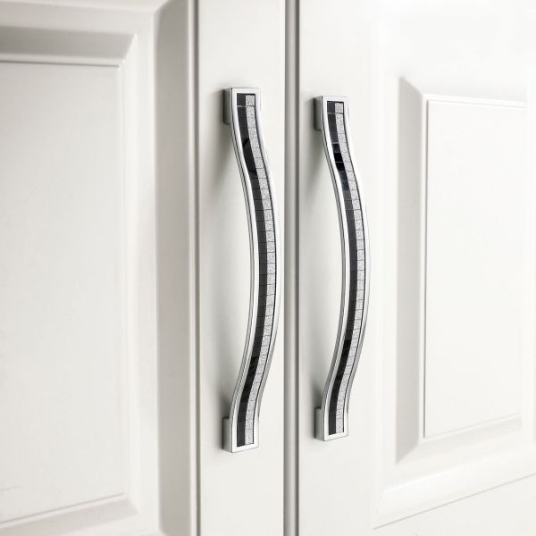 Wholesale Zinc Alloy Furniture Handle Easy Install for Cupboard Closet Drawer & Door-for Bedroom Wardrobes Dressers & Cabinets