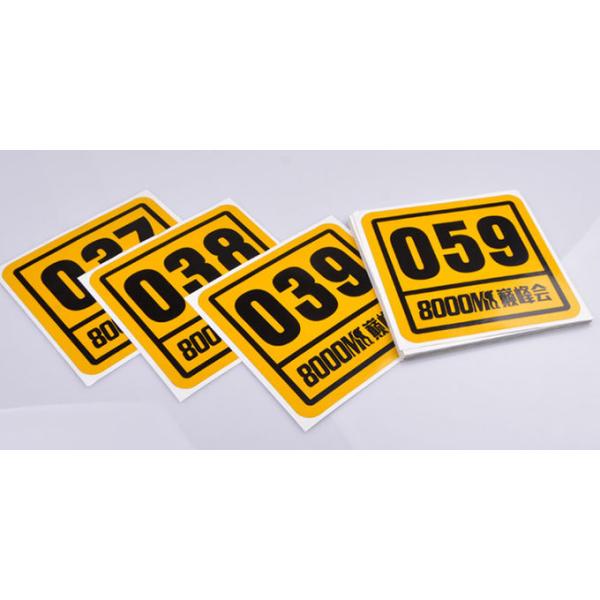 Printing indoor outdoor advertising decal sticker UV resistant PVC material custom