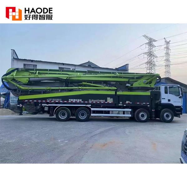 2021 Years Zoomlion Scania 63m (5 axle) Used Concrete Pump Truck 58m Horizontal Delivery Distance