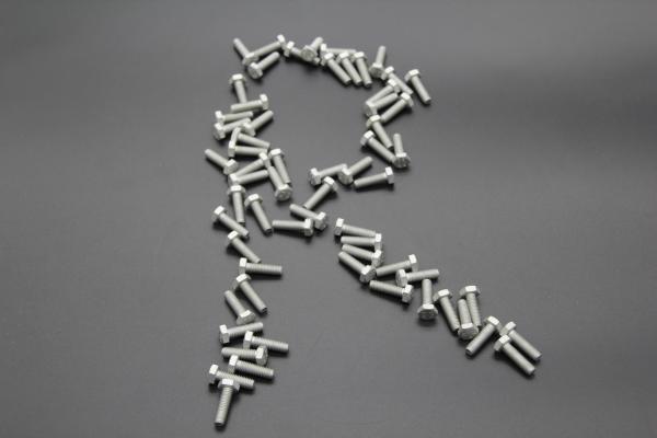 Heavy Duty Hexagonal Headed Bolt DIN 933 Grade A M8X20 8.8 For Connection