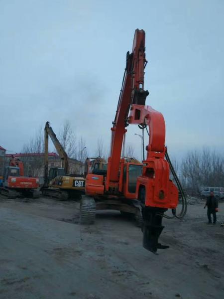 Vh250 Excavator Mounted Vibratory Hammers for sheet piles, H beams, concrete piles, wooden piles