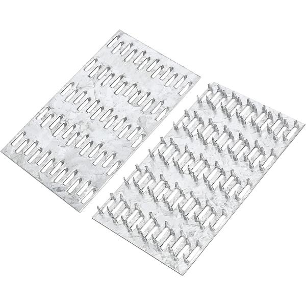 1.0mm Thickness Galvanized Steel Truss Plates 3 X 5 Inch for Roofing Wood Connector