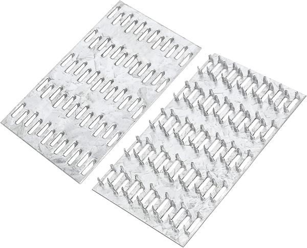 1.0mm Thickness Galvanized Steel Truss Plates 3 X 5 Inch for Roofing Wood Connector