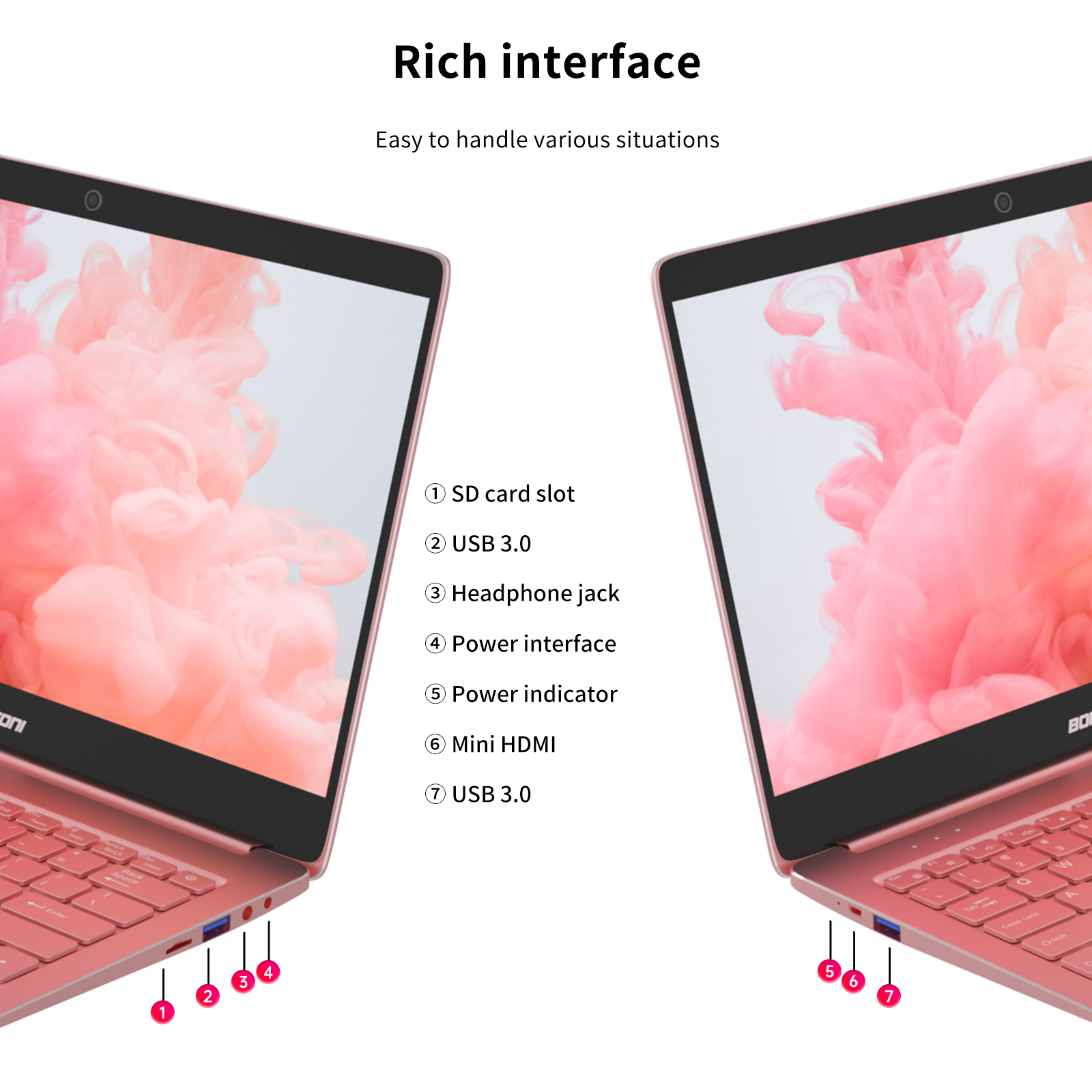 Полный ноутбук 2560x1440 Intel N4100 экрана касания дюйма WIN11 металла 12,5 мини