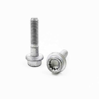 Stainless Steel Hex Head Bolts with HDG Plated Triple Square Socket and 12 Point Drive