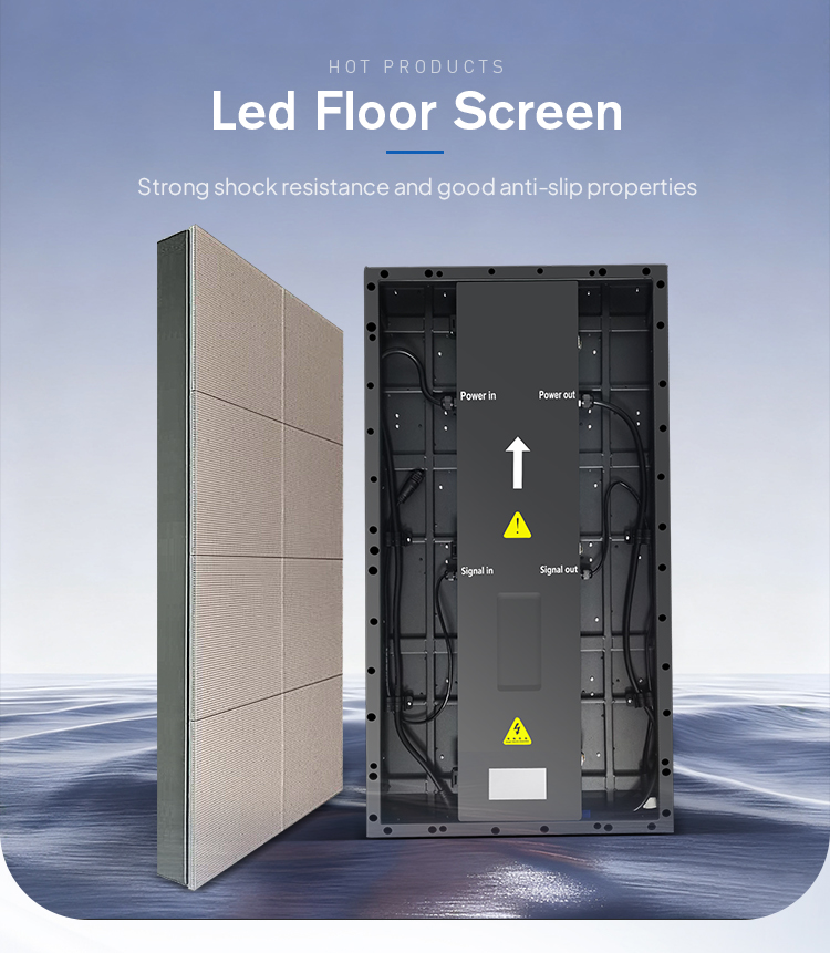 Hot Selling Customized P2.9 Advertising Dance Floor Standing LED Screen Display Floor LED Screen