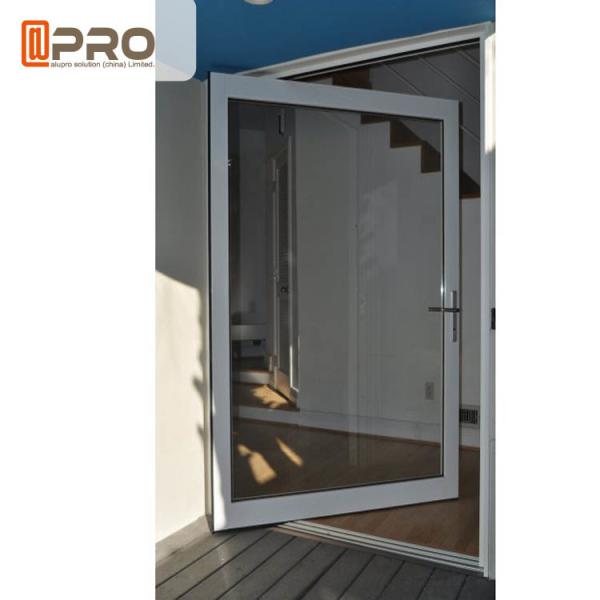 Unique Villa Front Glass Entry Doors / Single Pivot Patio Doors front door pivot door aluminum pivot front door center