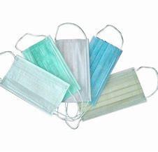 Blue Color Non Woven Surgical Mask Disposable Protective Face Eco - Friendly