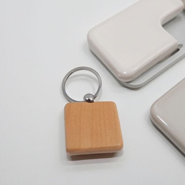 Handcrafted  Various Styles Wood Keychains Finest Quality for Decoration