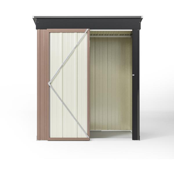 Waterproof Metal Storage Shed Steel Garden House Color Steel Plate Galvanized Steel