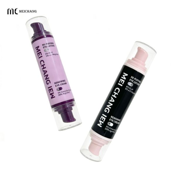 5ML+5ML/10ML+10ML / 15ML+15ML Dual-Chamber Airless Bottles for Lotion & Spray - Custom Packaging Manufacturer（MC-245）