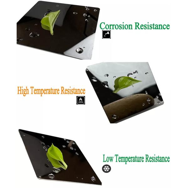 Black Titanium 8K PVD Coated Stainless Steel Sheet Corrosion Resistant