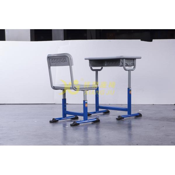 Student Study Table And Chair Set Lifting 1.5mm Iron Aluminum Frame