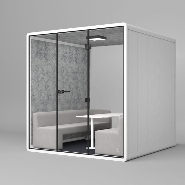 Cabine de bureau acoustique à double isolation 100V - 240V - Cabine de bureau silencieuse pour réunions d'affaires confidentielles
